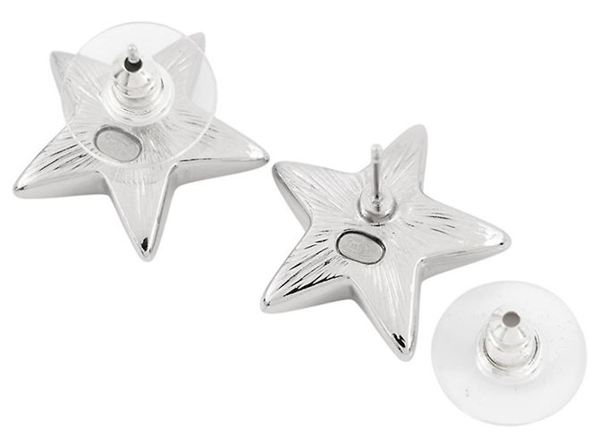Chanel Cosmo Star Ohrringe Weiß - Ansicht 3