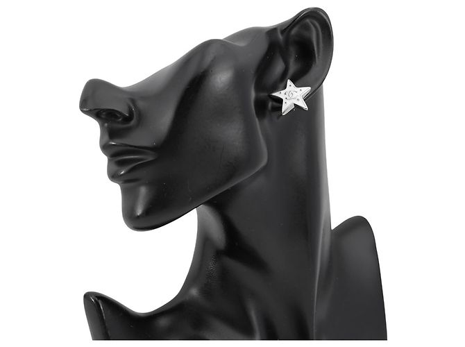 Chanel Cosmo Star Ohrringe Weiß - Ansicht 4