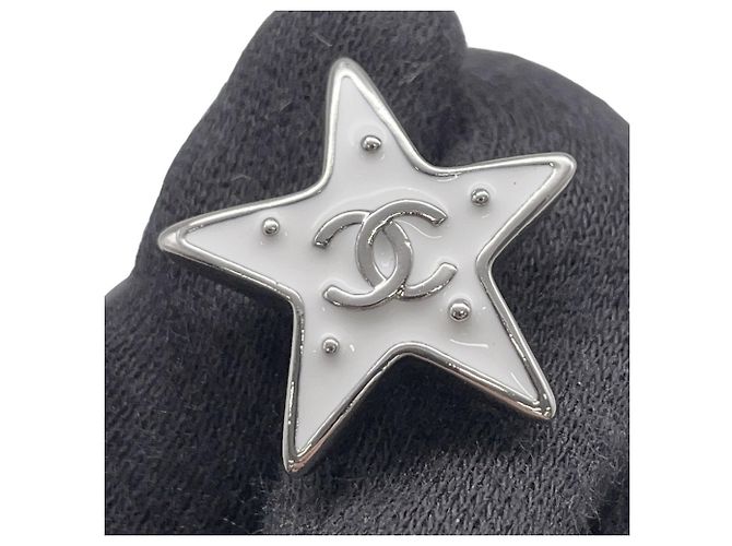 Chanel Cosmo Star Ohrringe Weiß - Ansicht 5