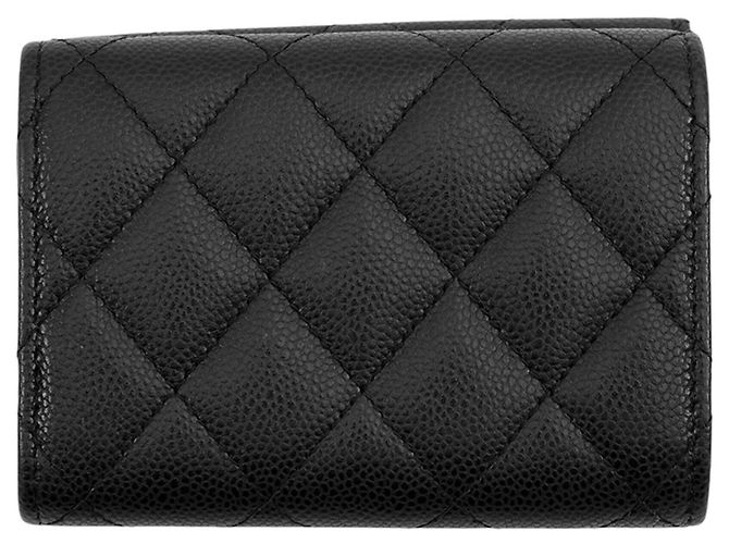 Chanel Matelassé Tri-Fold Wallet in Black Schwarz - Ansicht 3