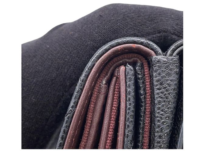 Chanel Matelassé Tri-Fold Wallet in Black Schwarz - Ansicht 8
