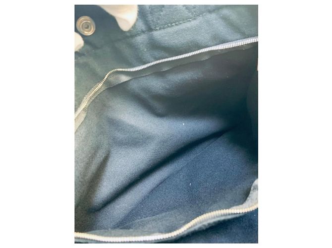 Hermès Canvas Tote Bag MM Grau Anthrazitgrau - Ansicht 15