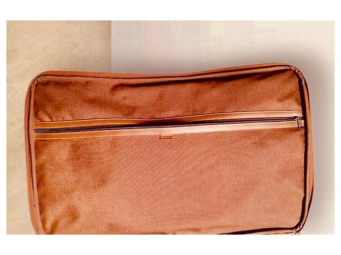 Valigia vintage Burberry Check Marrone Beige - vista 19