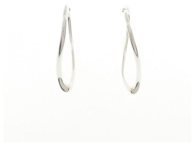 Tiffany & Co Tiffany Open Heart Creolen Silber - Ansicht 2