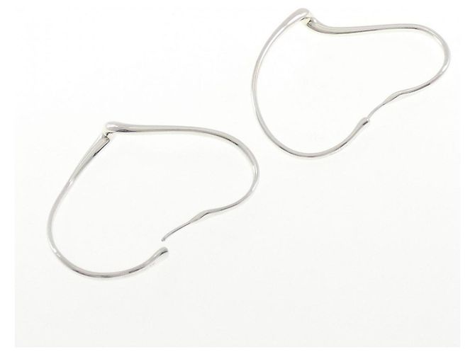 Tiffany & Co Tiffany Open Heart Creolen Silber - Ansicht 3