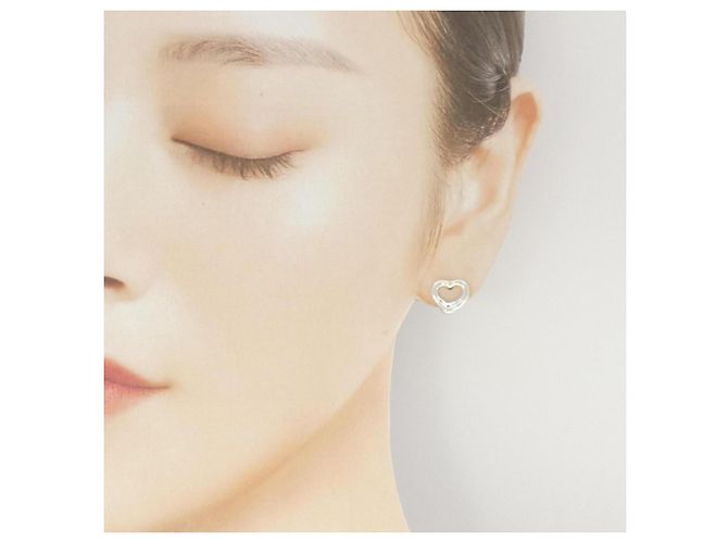 Tiffany & Co Orecchini Tiffany Open Heart Argento - vista 4