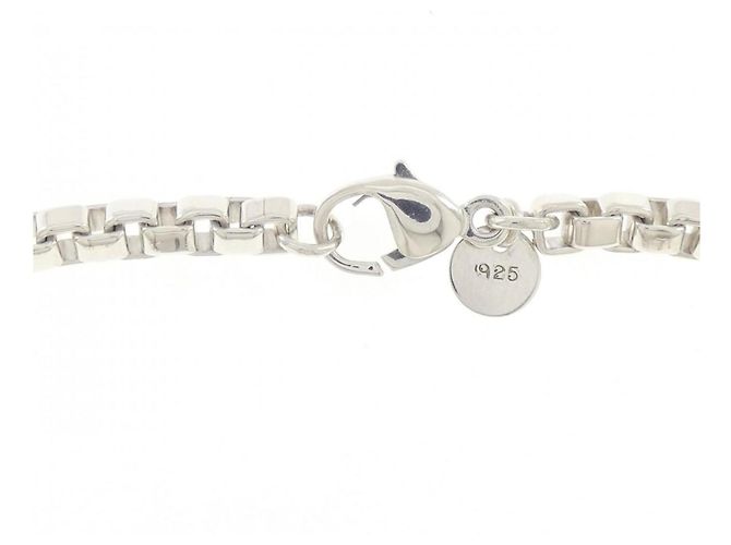 Tiffany & Co Bracciale Venetian con Charm Tiffany Argento - vista 3