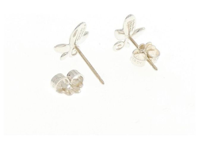 Tiffany & Co Tiffany Olive Leaf Ohrringe Silber - Ansicht 3