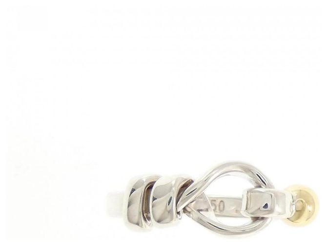 Tiffany & Co. Love Knot Ring aus Flachdraht Silber Golden - Ansicht 2