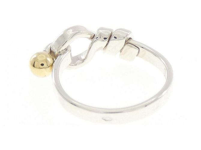 Tiffany & Co. Love Knot Ring aus Flachdraht Silber Golden - Ansicht 3