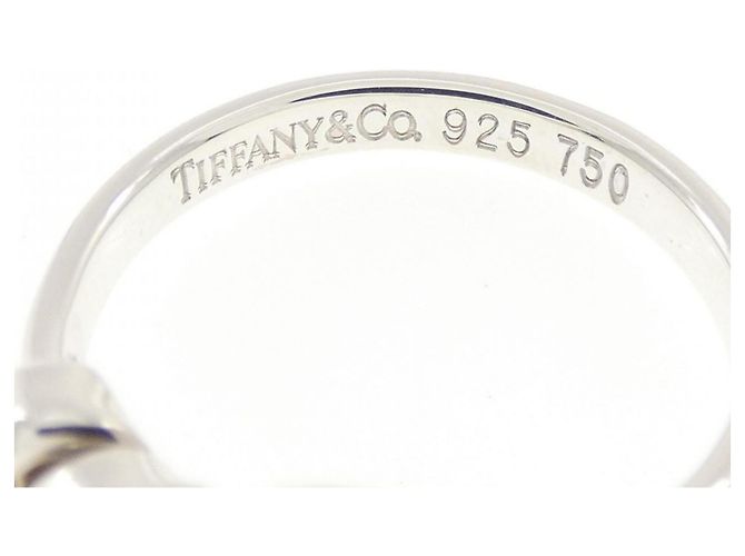 Tiffany & Co. Love Knot Ring aus Flachdraht Silber Golden - Ansicht 4