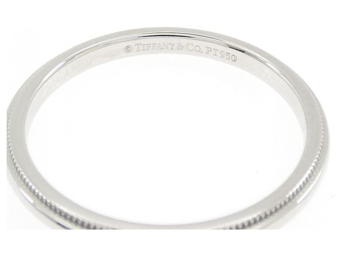 Tiffany & Co. Milgrain Band Ring aus Platin - Ansicht 3