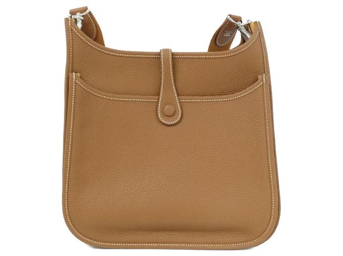 Hermès Borsa a tracolla Hermes Evelyne 3 PM D'oro - vista 2