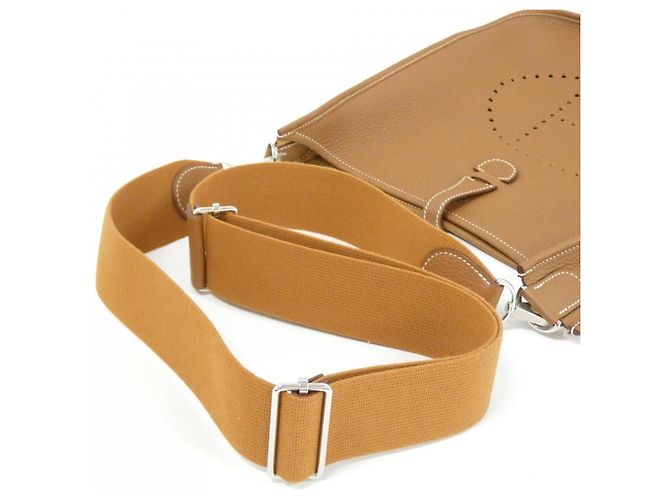 Hermès Borsa a tracolla Hermes Evelyne 3 PM D'oro - vista 5