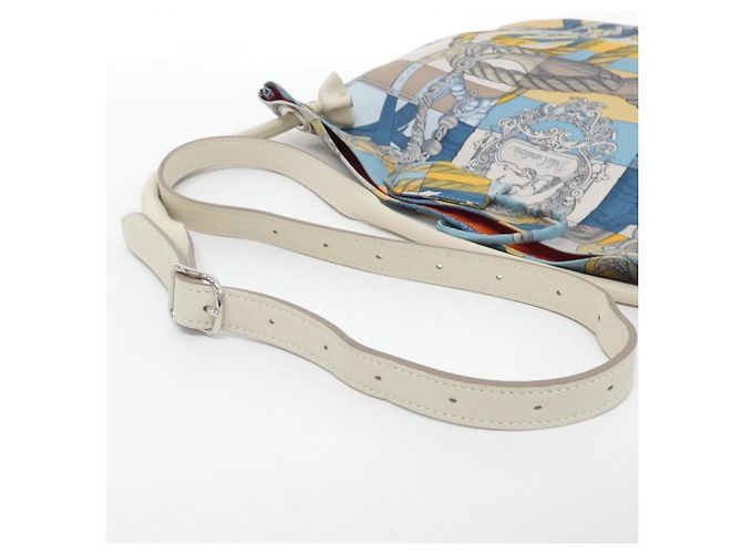 Hermès Borsa a tracolla Hermes DELLA CAVALLERIA Silky City PM Marrone - vista 7
