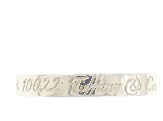 Tiffany & Co Tiffany Notes Narrow Band Ring Silber - Ansicht 2