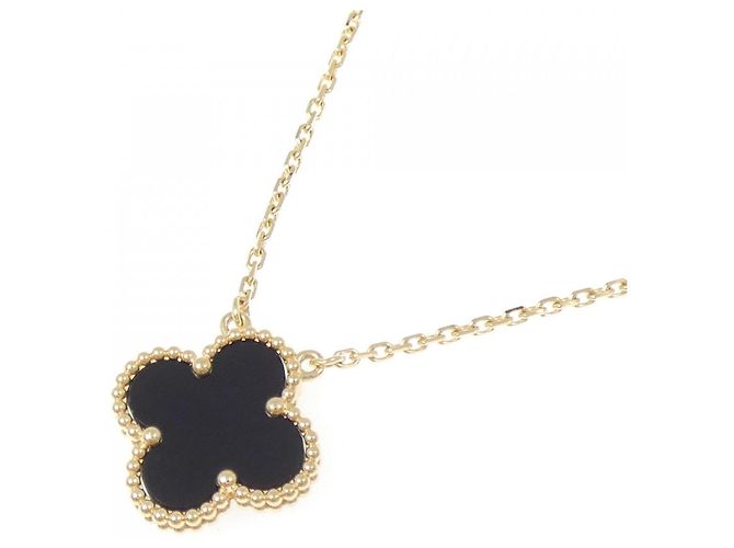 Collana Vintage Alhambra Van Cleef & Arpels D'oro - vista 2