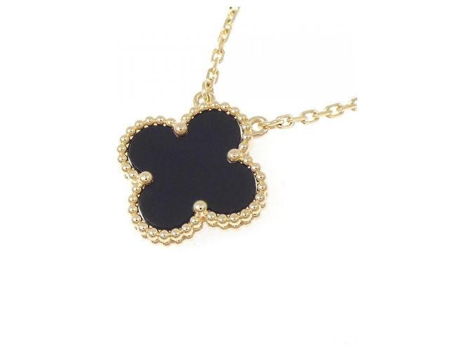 Collana Vintage Alhambra Van Cleef & Arpels D'oro - vista 3