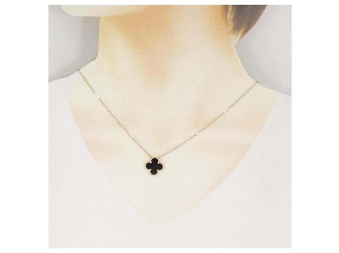 Collana Vintage Alhambra Van Cleef & Arpels D'oro - vista 5