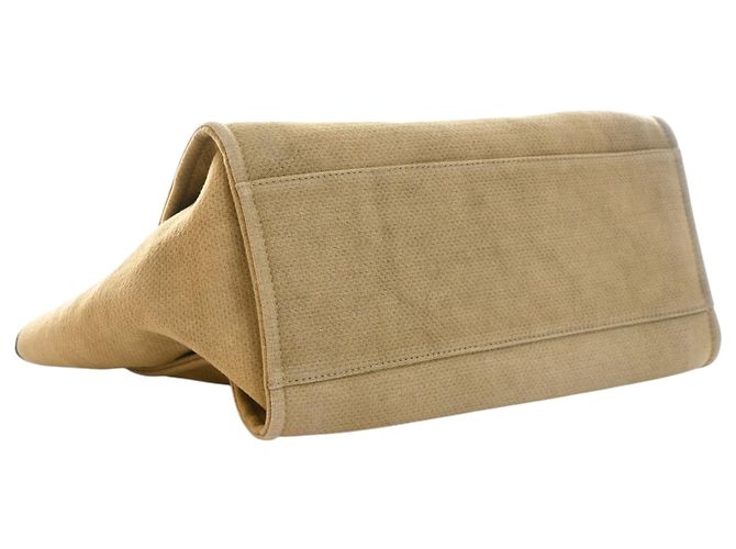 Bolso Tote Deauville Chanel Beige Medium de fibras mixtas - vista 11