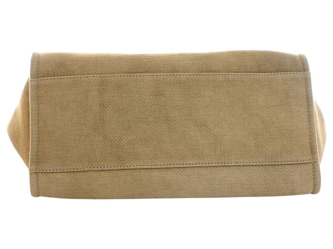Bolso Tote Deauville Chanel Beige Medium de fibras mixtas - vista 5