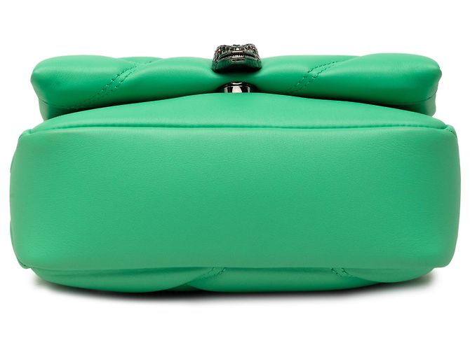 Bulgari Borsa Serpenti Cabochon Mini in Pelle Verde Bvlgari Verde chiaro - vista 3