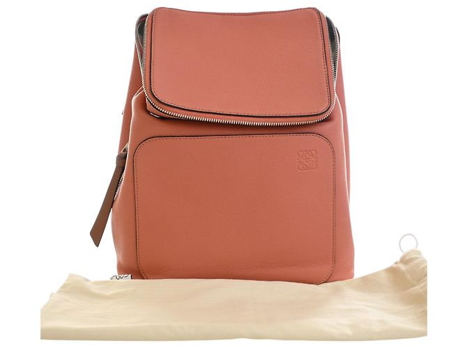 LOEWE Goya kleiner Lederrucksack in Rosa Pink - Ansicht 15