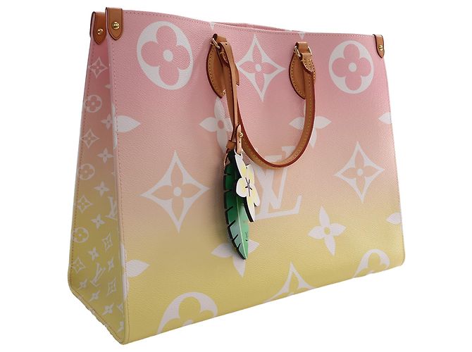Louis Vuitton Pink Monogram Giant By The Pool Onthego GM Rosa - vista 2