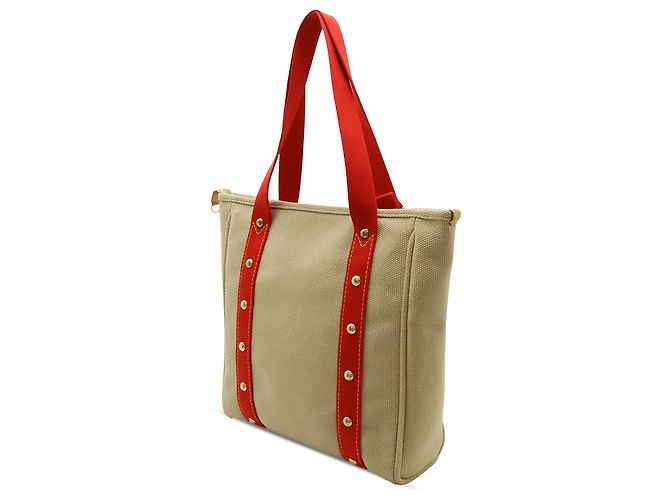 Louis Vuitton Beige Antigua Cabas MM - vista 2