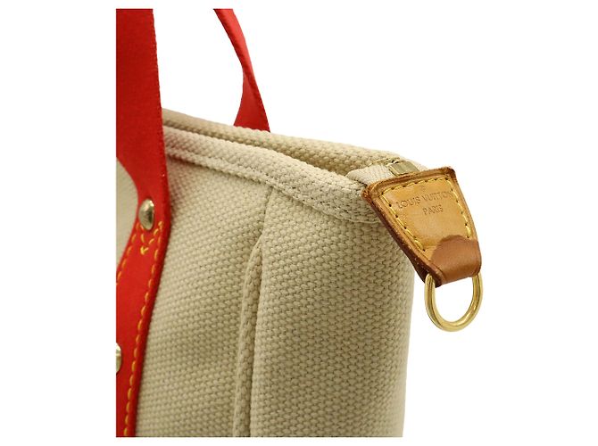 Louis Vuitton Beige Antigua Cabas MM - vista 5