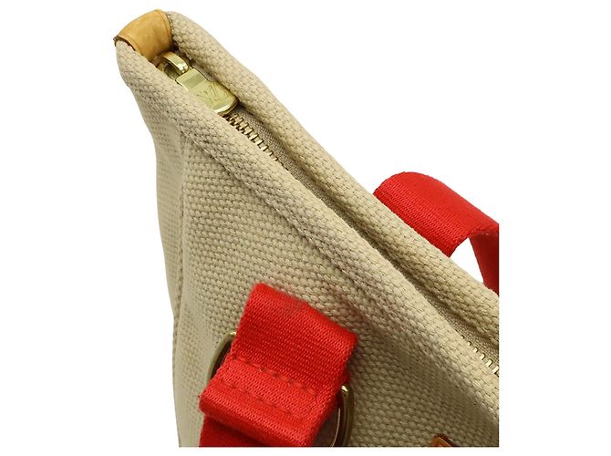 Louis Vuitton Beige Antigua Cabas MM - vista 6