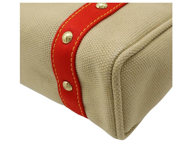 Louis Vuitton Beige Antigua Cabas MM - vista 8
