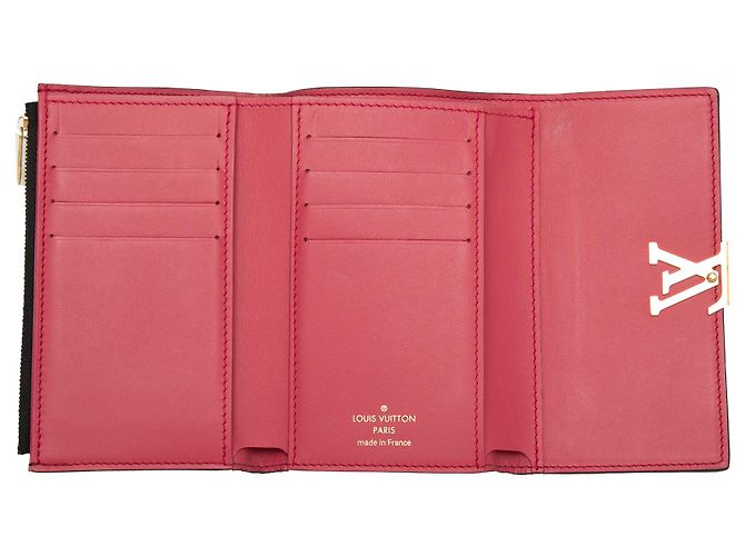 Louis Vuitton Black Taurillon Capucines Compact Wallet - view 4