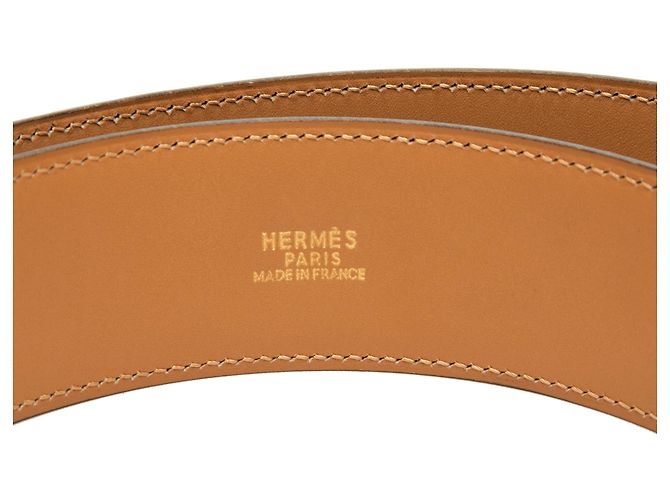 Cintura Hermès Collier de Chien in Box Calf Marrone 70 Marrone scuro - vista 4