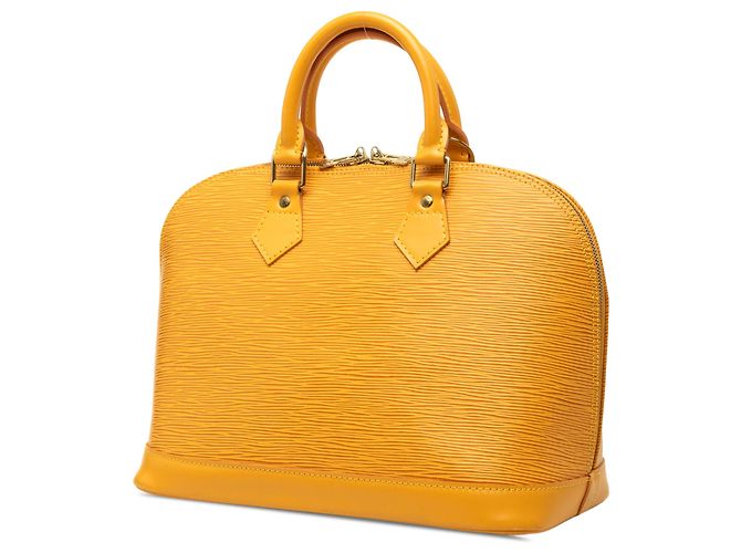 Louis Vuitton Yellow Epi Alma PM Giallo - vista 2