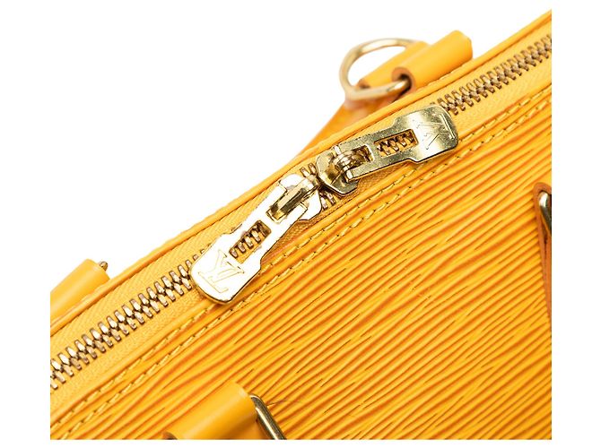 Louis Vuitton Yellow Epi Alma PM Giallo - vista 6