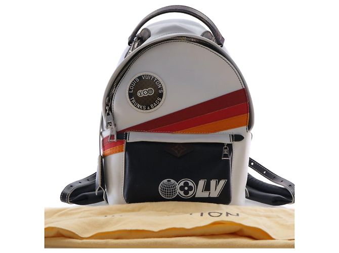 Louis Vuitton White Calfskin Monogram Airline Palm Springs PM - vista 15