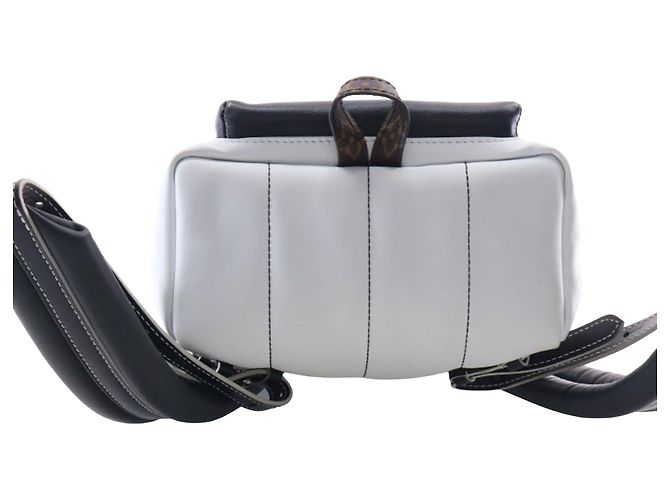 Louis Vuitton White Calfskin Monogram Airline Palm Springs PM - vista 3