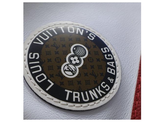 Louis Vuitton White Calfskin Monogram Airline Palm Springs PM - vista 4