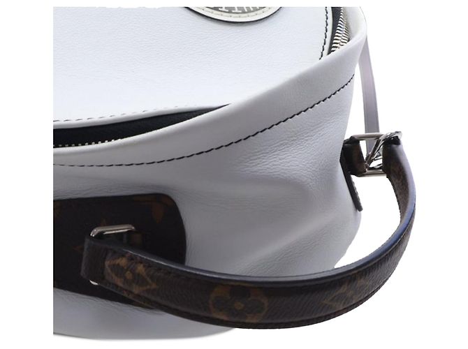 Louis Vuitton White Calfskin Monogram Airline Palm Springs PM - vista 6