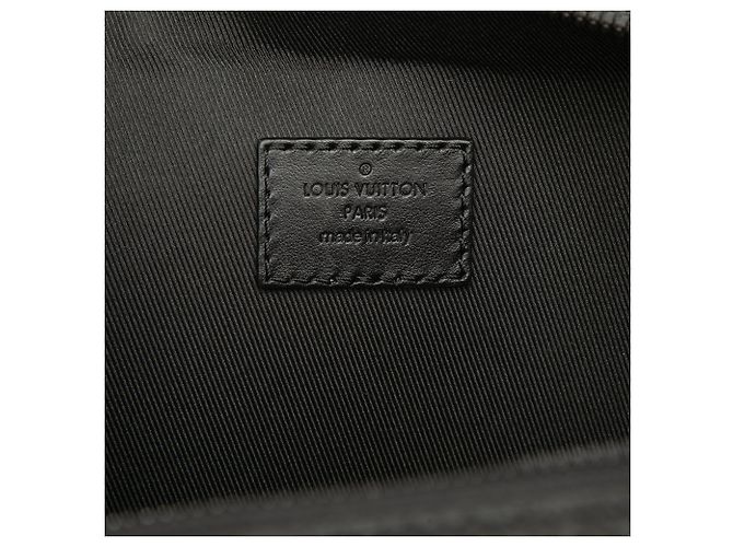 Louis Vuitton Black Monogram Taurillon Handle Soft Trunk Nero - vista 5