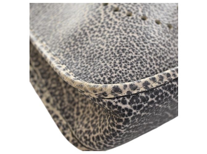 Hermès Gray Dalmatian Buffalo Evelyne I 29 Marrom - vista 10