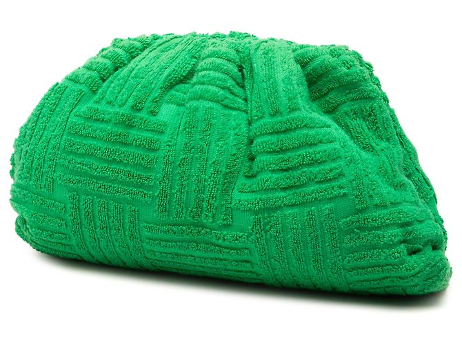 Bottega Veneta Pouch in spugna verde per adolescenti - vista 2