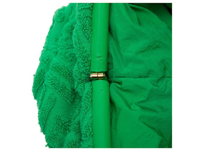 Bottega Veneta Pouch in spugna verde per adolescenti - vista 6