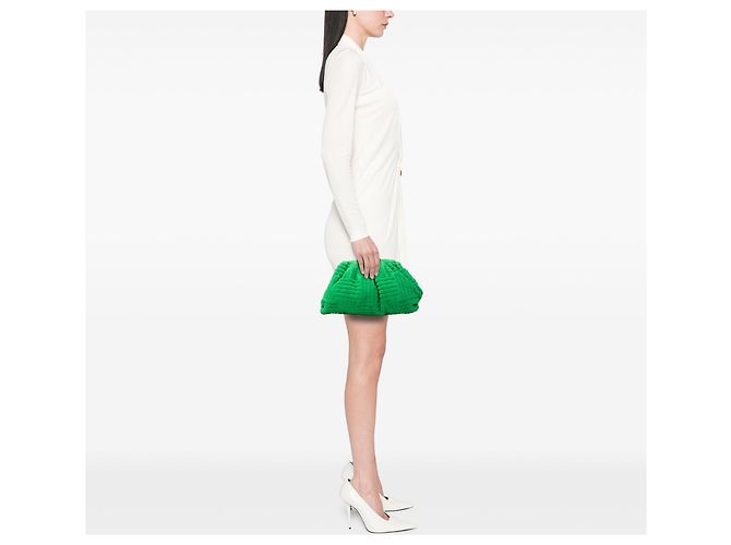 Bottega Veneta Pouch in spugna verde per adolescenti - vista 7