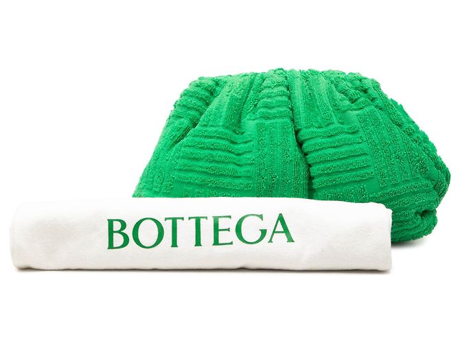 Bottega Veneta Pouch in spugna verde per adolescenti - vista 8