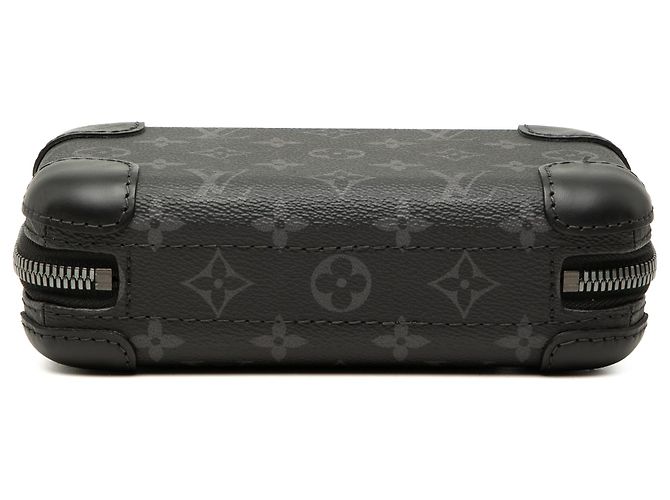 Louis Vuitton Schwarze Monogram Eclipse Horizon Clutch - Ansicht 3