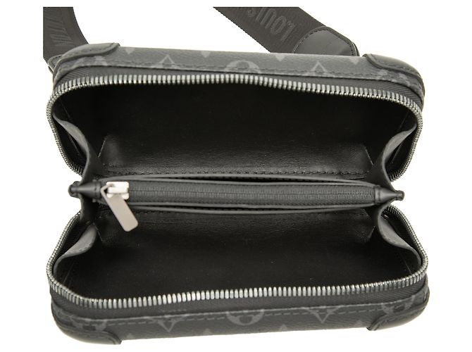 Louis Vuitton Schwarze Monogram Eclipse Horizon Clutch - Ansicht 4