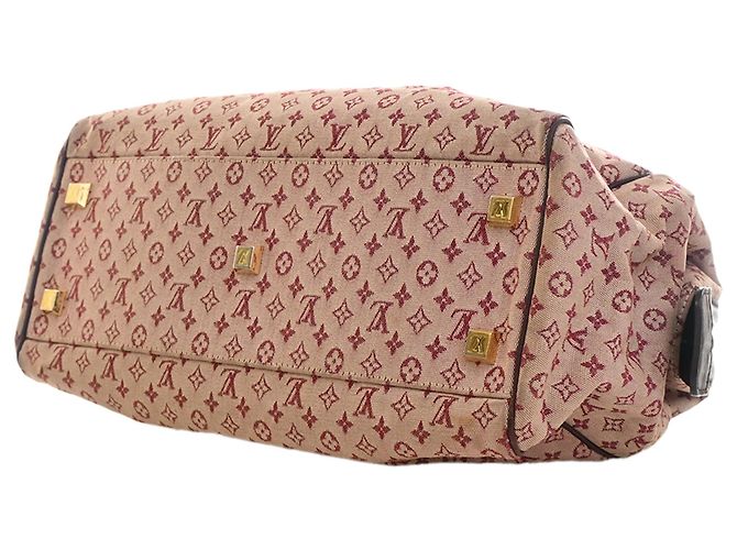 Louis Vuitton Red Monogram Mini Lin Josephine GM Rosso - vista 6