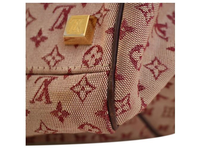 Louis Vuitton Red Monogram Mini Lin Josephine GM Rosso - vista 9